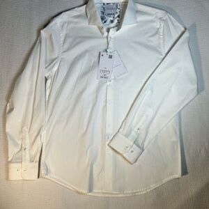 Cactus Elegant Cream Men's Dress Shirt